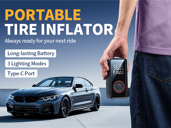tire inflator portable air compressor
