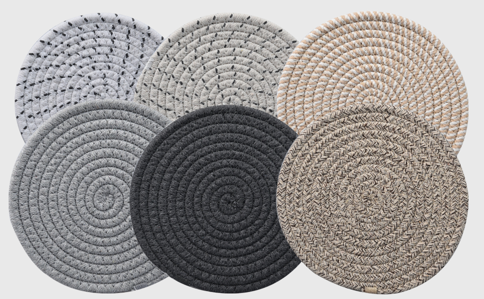 Countertop hot pad with storage basket