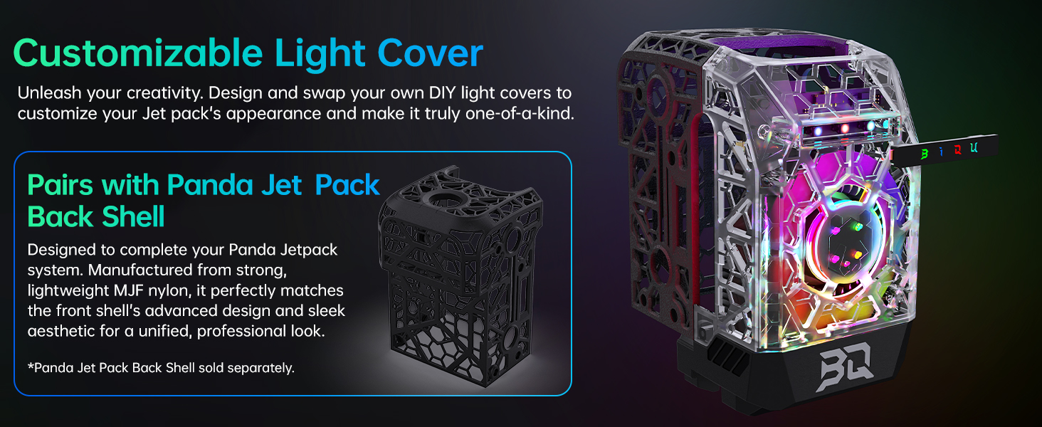 Panda Jet Pack V2.0 Transparent Shell