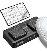 LEKATO Bluetooth Page Turner Pedal for iPad, Wireless Page Turner Pedal Rechargeable Page Turner ...