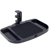 YuPinDiZu Clamp-on Mouse Pad Holder Platform, Height Adjustable Under Desk 360° Rotating Tray Res...