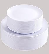 white plastic plates