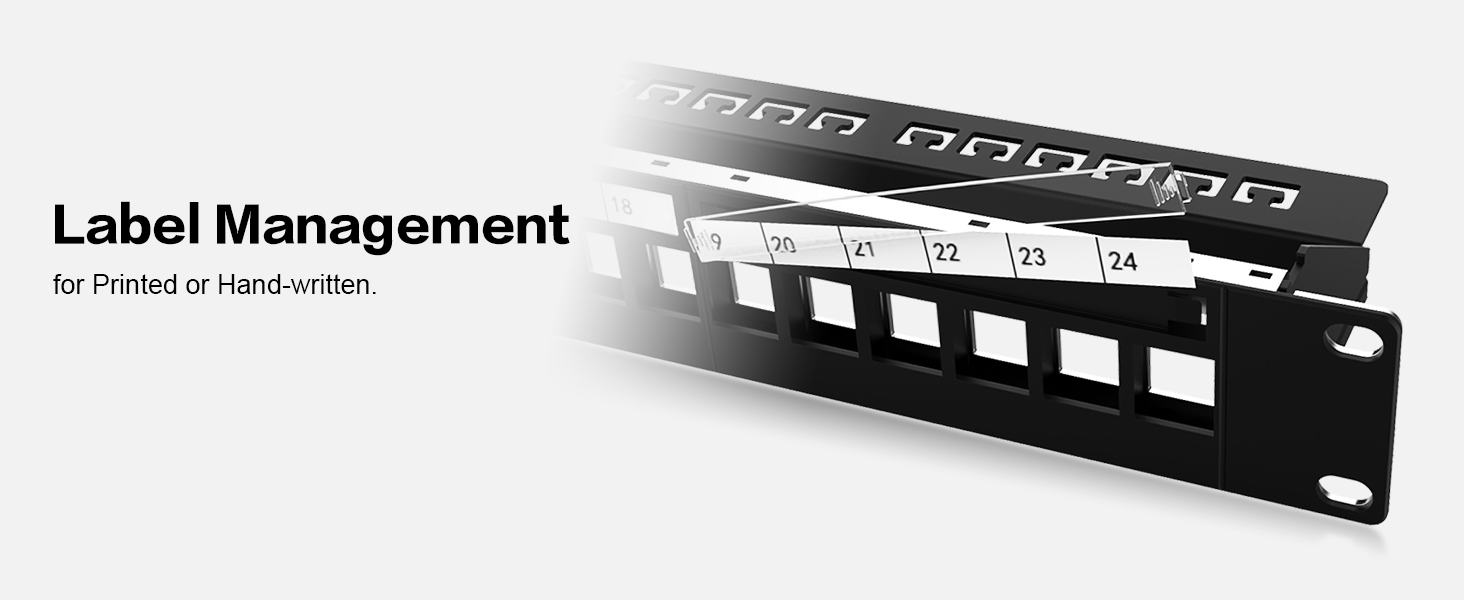 Blank Keystone patch panel