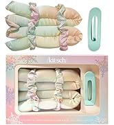Kitsch Holiday Hair Hero XL Satin Heatless Styling &amp; Flat Lay Claw - Heatless Curls &amp; Waves, Extr...