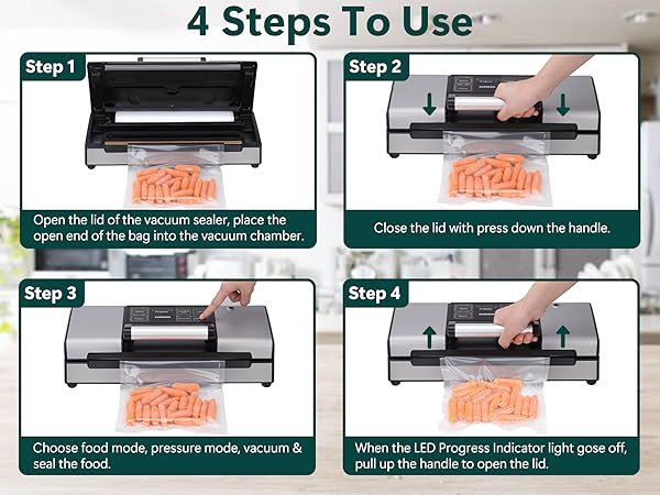 4 steps for use