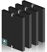 PETOX 4 Pack 115115 HEPA Smoke Remover Replacement Filter A for Winix PlasmaWave Air Purifier C53...