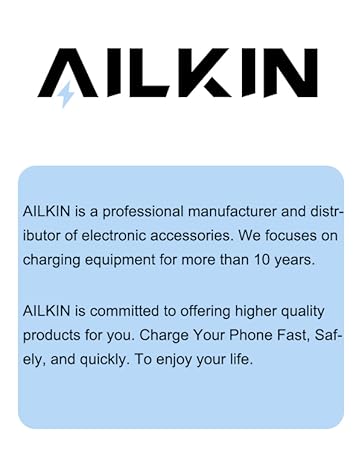 ailkin wall charger fast charge