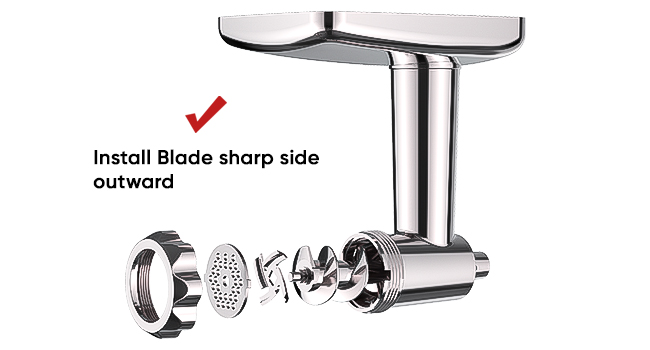 Metal Meat grinder attachment for KitchenAid Stand Mixers