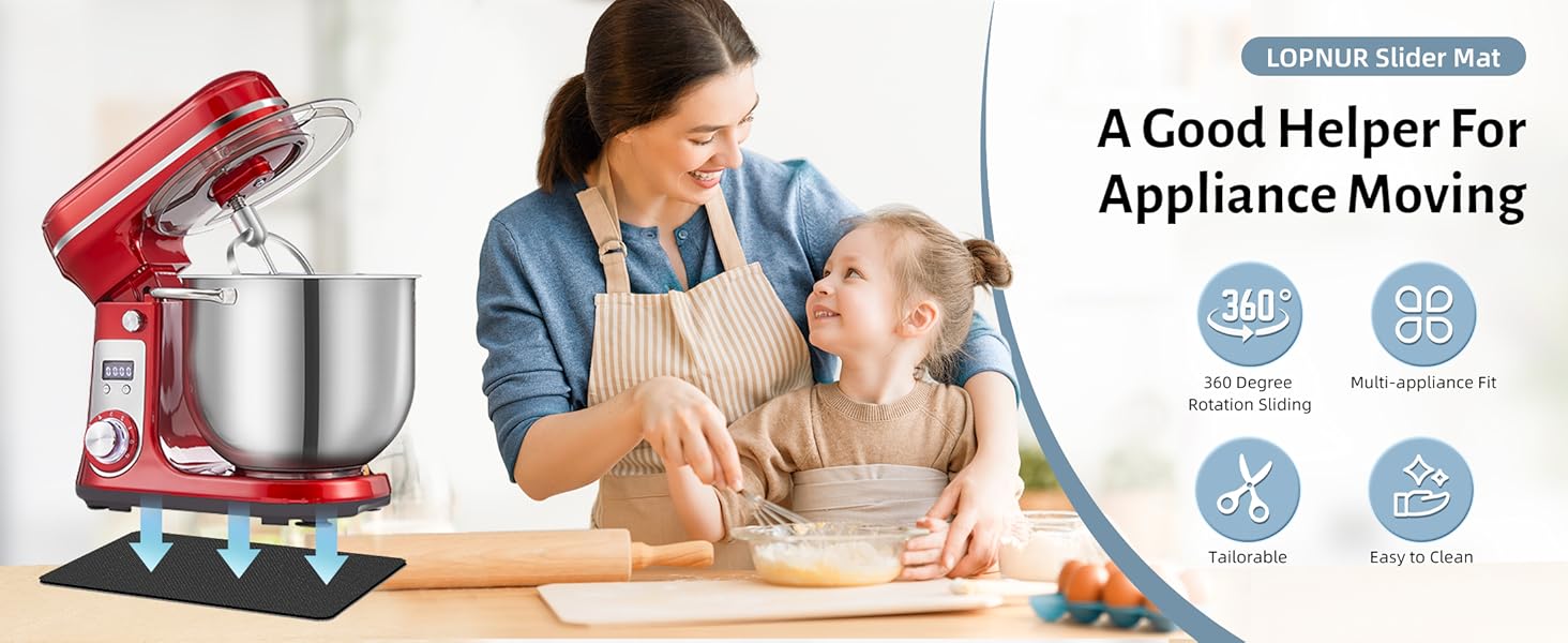kitchen appliance slider mat