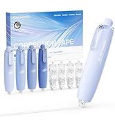 Four Candies 6MM Retractable Gradient Correction Tape, Easy to Use Tear-Resistant 4PCS White Out ...