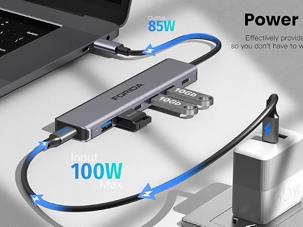 usbc hub 3.2 hub for multiport adapter