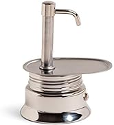Kings County Tools Stovetop Single Spout Espresso Maker | Stainless Steel Coffee Machine | Dark &amp;...