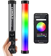 Portable RGB Handheld Light Wand LED Stick Tube Light Magnetic Photography Lighting with App Cont...