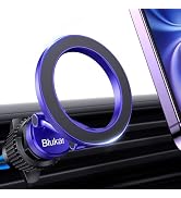 Blukar Car Phone Holder for MagSafe, [20xN52 Strong Magnets] Air Vent Magnetic Car Phone Mount Cr...