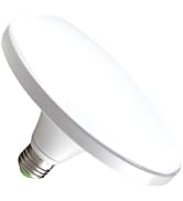 DOITOOL E27 UFO Garage Light Bulbs, LED Light Bulbs 12W 220V 3.7 inch, Equivalent Efficient, E27/...