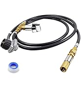 GRISUN Fire Pit Installation Kit for Propane Connection, Propane Fire Pit Hose Kit Suit for Firep...