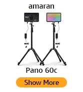 amaran Pano 60c 2-Light Kit Panel Lights,60W RGBWW Full Color LED Video Studio Light,2300~10000K ...