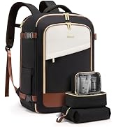 LOVEVOOK Travel Backpack for Women, 40L Carry On Backpack Flight Approved, Large Personal Item Ba...