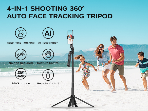 auto face tracking tripod