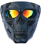 Motorcycle Helmet Riding Goggles Glasses Anti Fog Face Mask Dirt Bike ATV Motocross Eyewear (Colo...