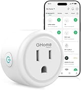 GHome Smart Plug,WiFi Smart Plugs Compatible with Alexa and Google Home,Smart WiFi Outlet with Re...