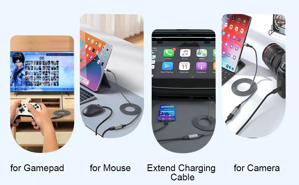 ALLEASA USB C to USB Female Cable