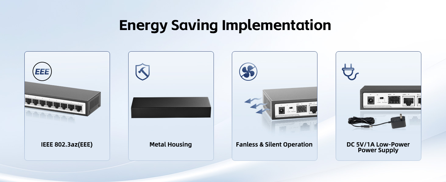 10-Port Gigabit Unmanaged Switch
