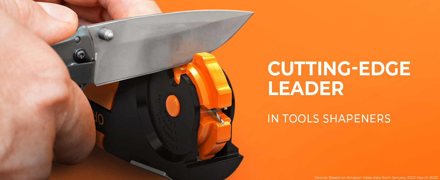 Knife Garden Tool Multi-Sharpener for Lawn Mower Blade, Hatchet, Machete, Pocket Knife Sharpener