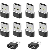 USB to USB C Adapter 10 Pack,Type C Female to A Male Charger Converter for Apple Watch Ultra iWat...