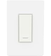 BN-LINK WiFi Smart in-Wall Light Switch, No Hub Required with Timer Function, White, Compatible w...