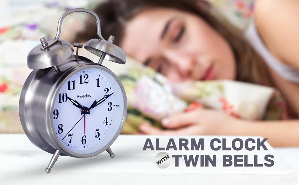 ALARM CLOCK WITH TWIN BELLS