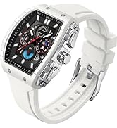 findtime Watches for Men Relojes para Hombres Unique White Blue Gold Wrist Watch Waterproof Sport...