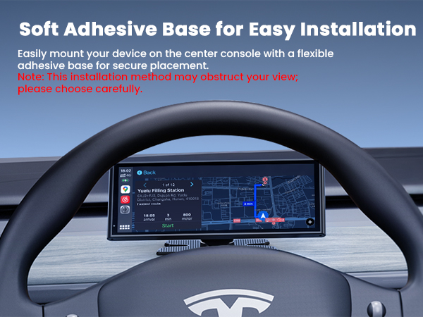 Soft Adhesive Base for Easy Installation