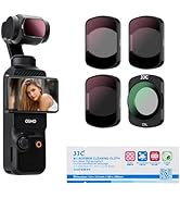 JJC 4-Pack Magnetic ND Filter & CPL Filter Set for DJI OSMO Pocket 3 Creator Combo, ND16 ND64 ND2...