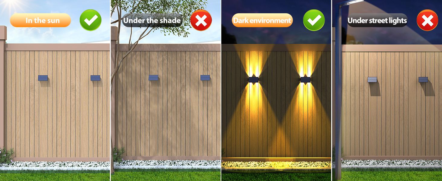 Solar Fence Lights