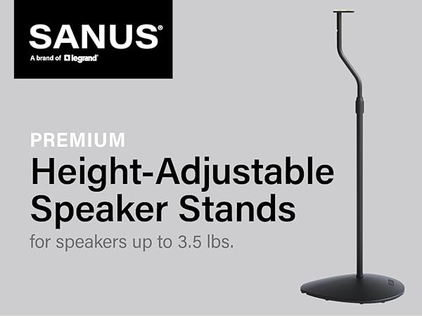 Height-Adjustable Speaker Stands