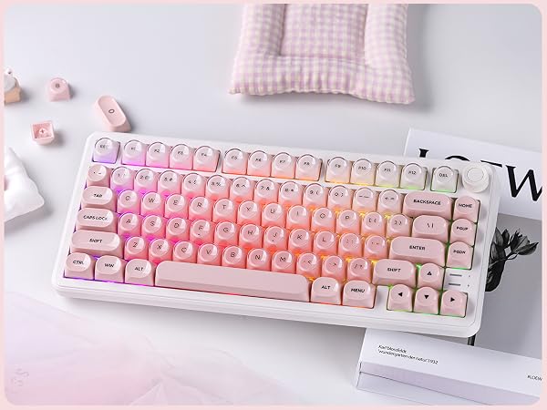 Gradient Pink Jelly Aesthetic for a Soft RGB Desk Upgrade