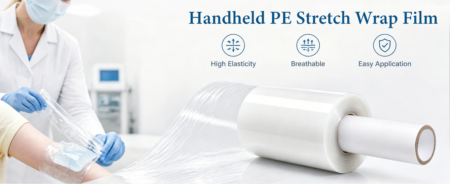Stretch Wrap Film with Handle