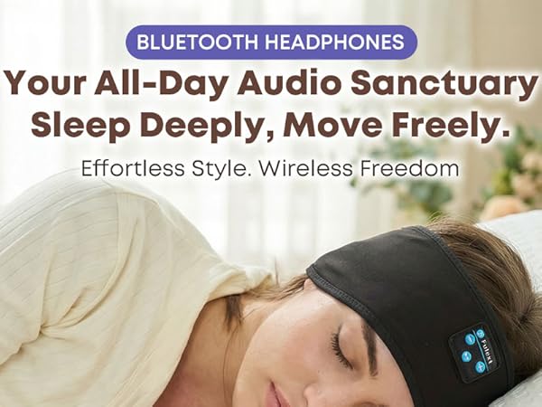 sleep headphones headband for sleeping headband headphones for side sleeper