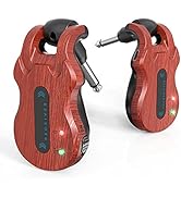summina Wireless Guitar System Audio Digital Guitar Receiver Built-in Rechargeable Battery 100 Fe...