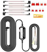 YKT Dash Cam Hardwire Kit C Port, 12ft with Fuse Kit for Dash Camera, 24H Parking Monitor, Conver...