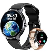 Smart Watch for Women Men, 1.27" AMOLED Screen Smartwatch with Answer/Make Call for iPhone/Androi...