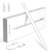 Stylus Pen for iPad 11/10/9, USB-C Fast Charging with Magnetic Attraction, Palm Rejection &amp; Tilt ...