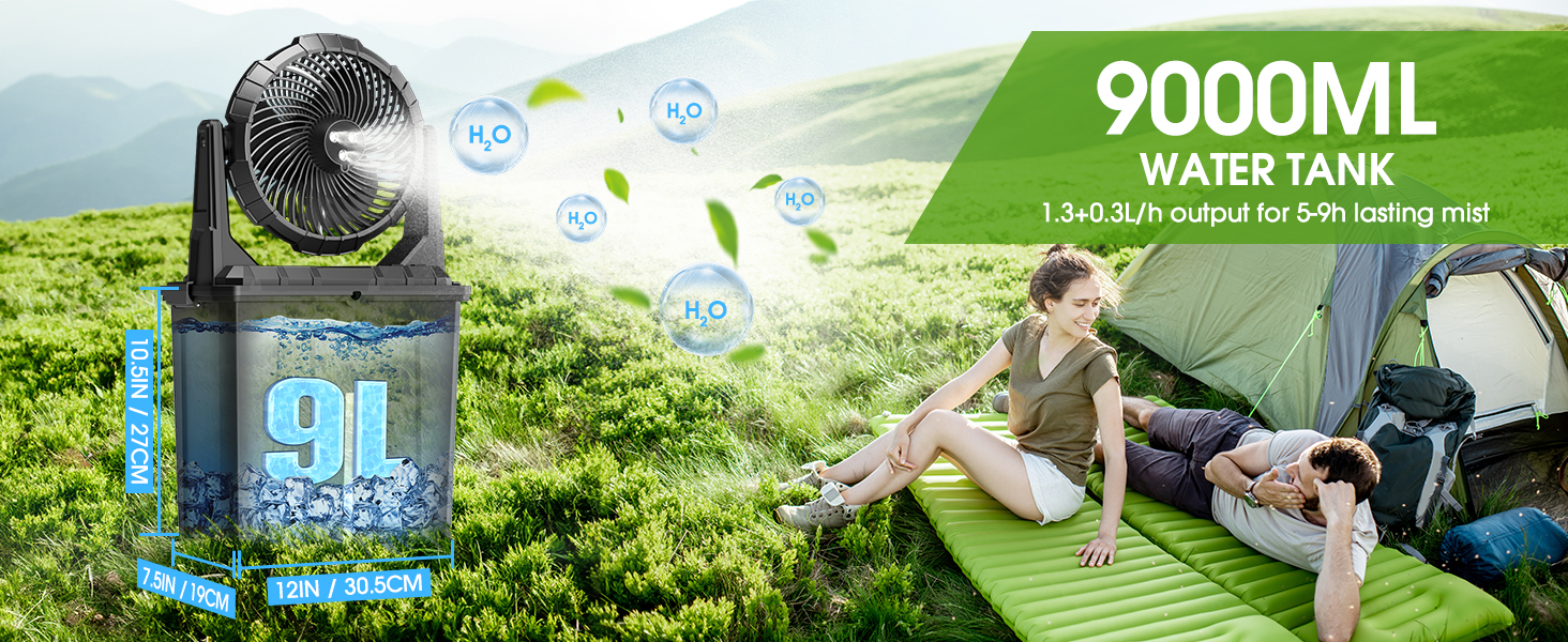 misting fans for outside