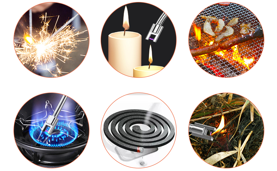 multi use windproof electric arc beach picnic indoor outdoor