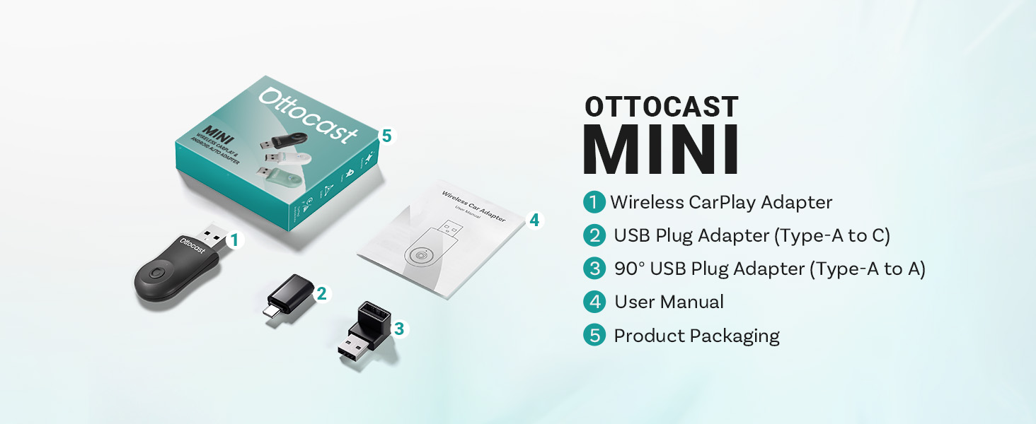 ottocast wireless carplay