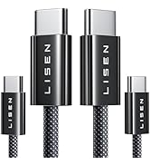 LISEN USB C to USB C Cable for iPhone 16 Charger Cord 240W Type C Charger Fast Charging Cord USB ...