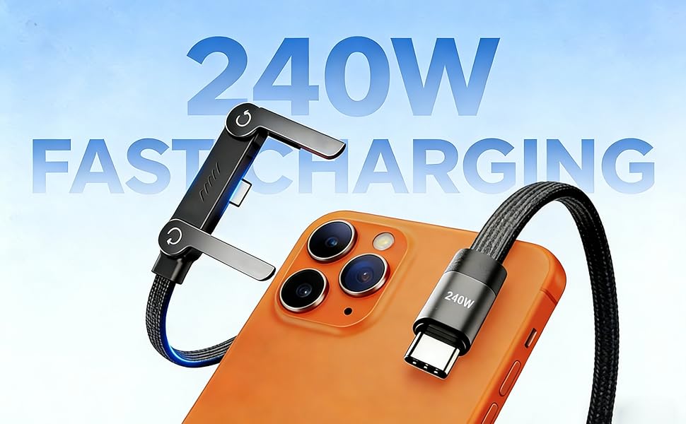 HOSYH 240W Invisible Stand Fast Charging Cable