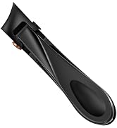 Professional Nail Clippers, Black, Stainless Steel Bevel Edge