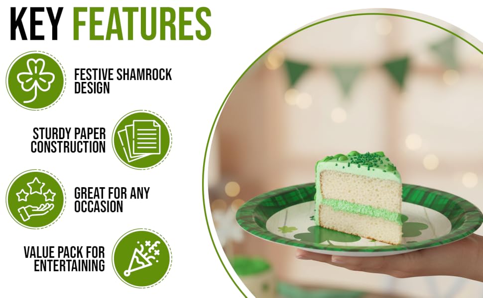 B08NXWJ6VH shamrock dessert plate